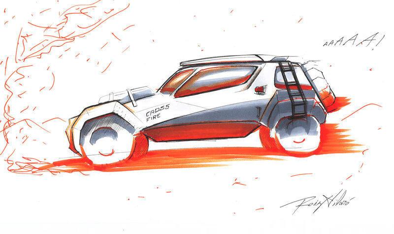 II Sketching Marathon Automotive Design Transportation IED Barcelona