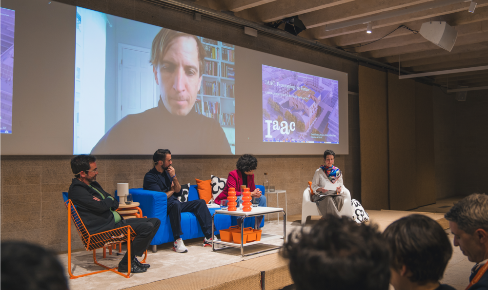 La directora académica del IED Madrid, Beatriz Amann, moderadora del Laboratorio Futuro en la II Semana de la Construcción en el Colegio Oficial de Arquitectos de Madrid