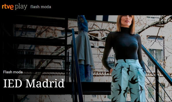 Flash Moda, de RTVE, graba su programa en el IED Madrid Gran Vía