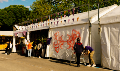 Una carpa por San Isidro que reivindica su identidad madrileña y de barrio