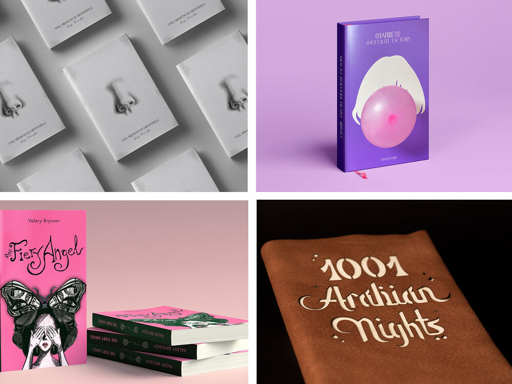 A journey across world literature through the redesign of book covers