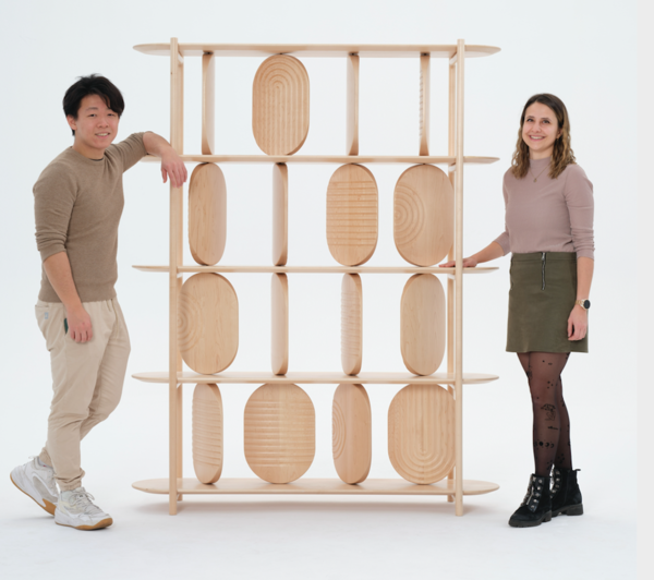 Dos piezas de estudiantes del IED forman parte de la exposición Slow furniture for fast change del Madrid Design Festival